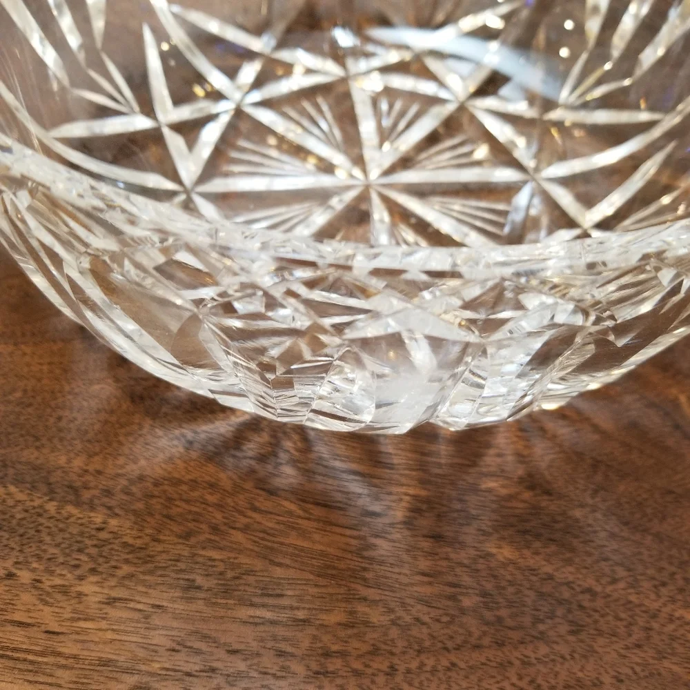 Vintage Waterford Fine Clear Cut Crystal Bowl